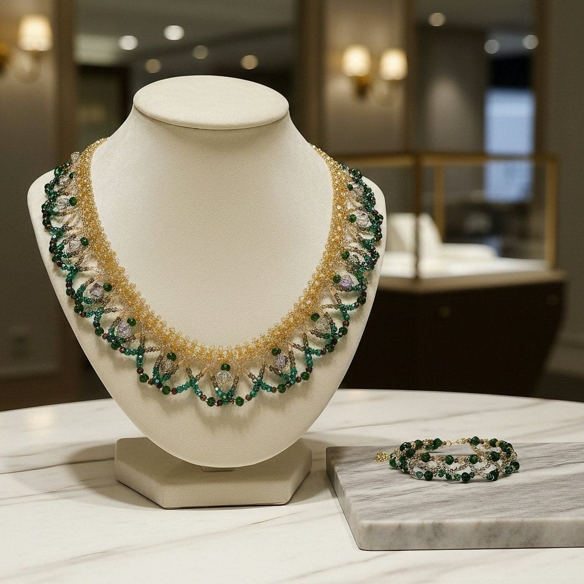 Elegant Zelij Art-Inspired Accessory for Women